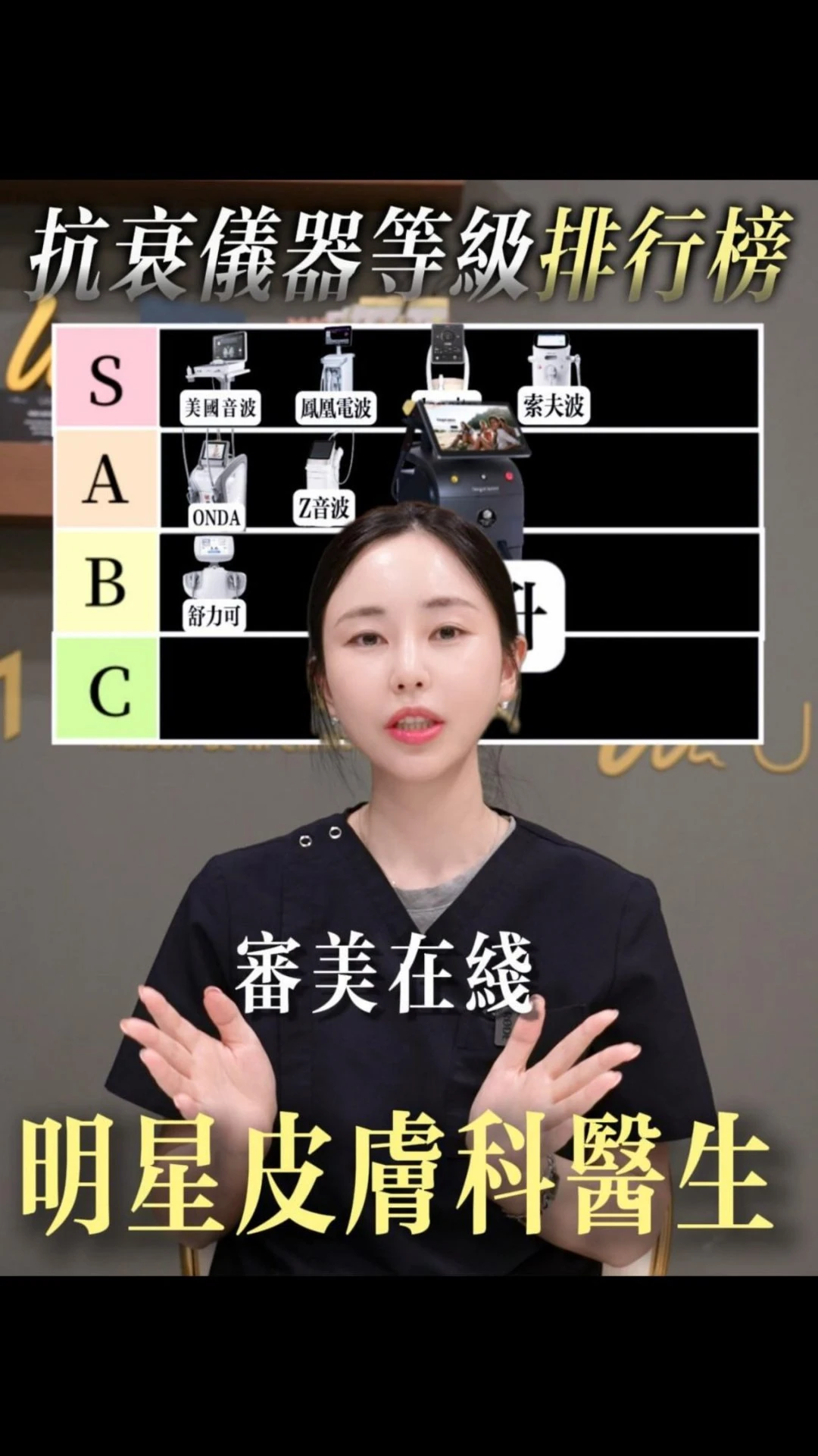 皮膚科公開｜抗衰儀器分級清單，別再亂做！